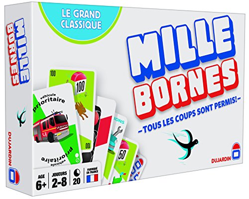 Dujardin – Mille Bornes Le Grand Classique – Jeu de société – Jeu de cartes – Atteignez les 1000 bornes en premier – A jouer en Famille ou entre Amis – 2 à 8 joueurs – Dès 6 ans – Image 3