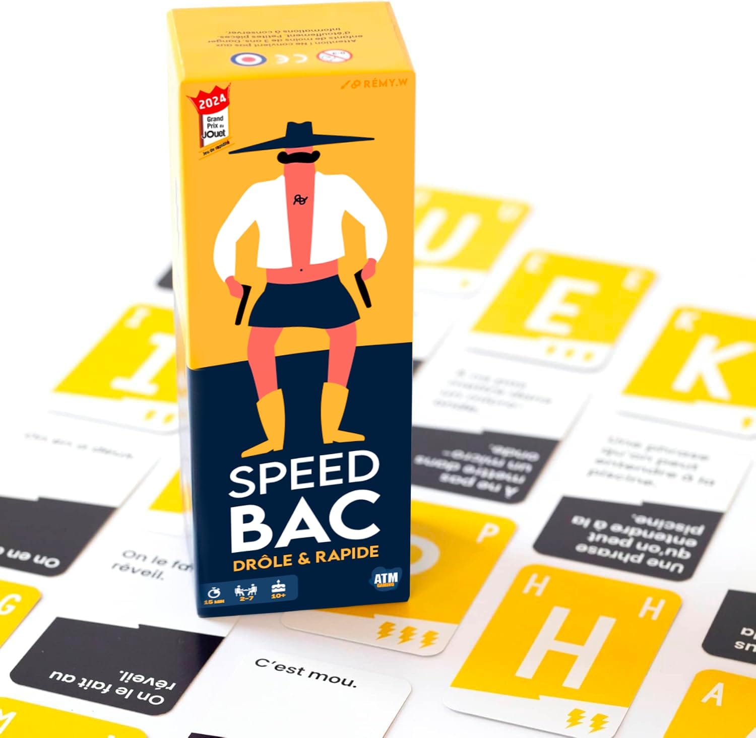 ATM Gaming Speedbac - Jeu de société Famille et Amis - Parfait pour Mettre l'ambiance - 2 à 7 Joueurs - Grand Prix du Jouet 2024 – Image 3