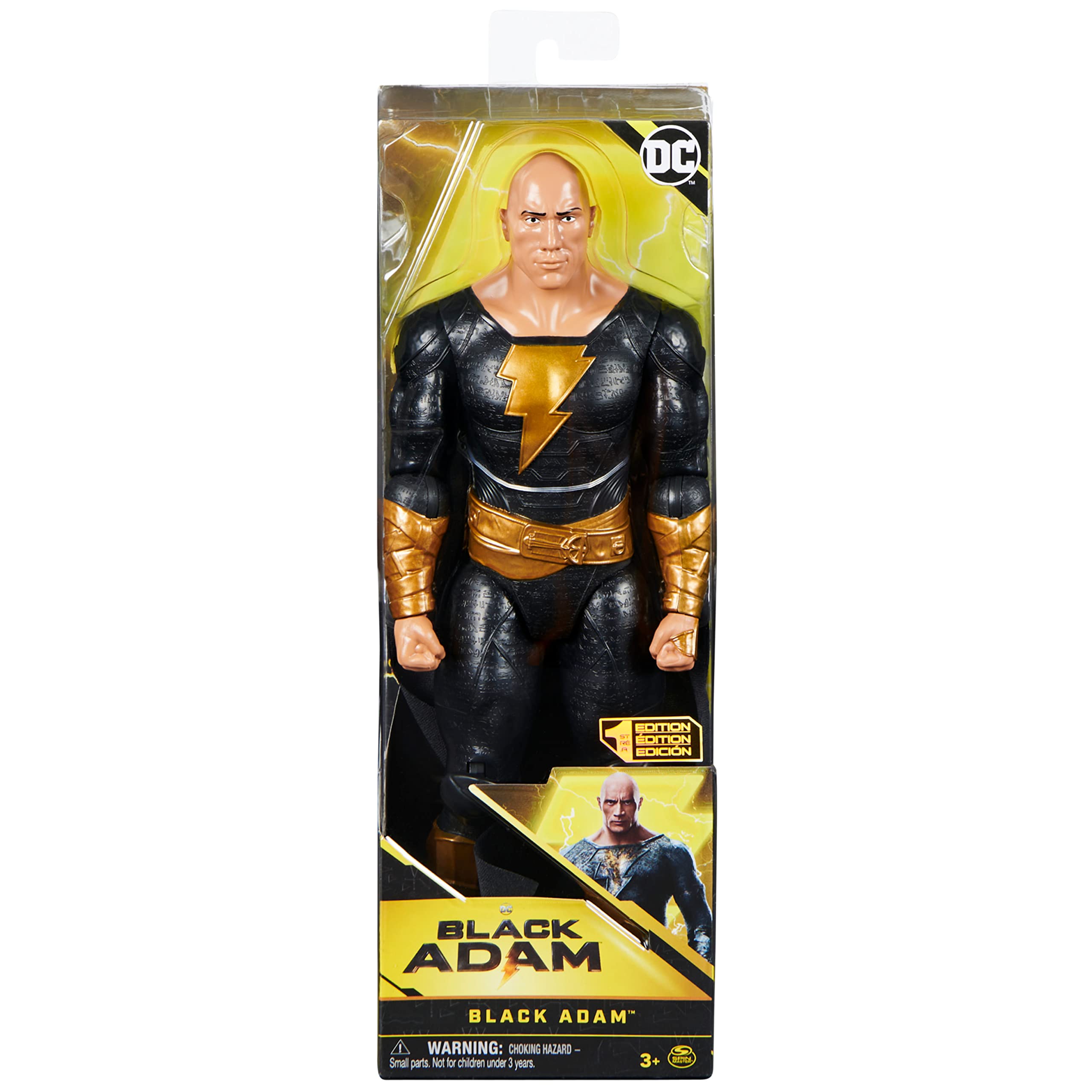 BLACK ADAM - FIGURINE 30 CM 2022 - DC COMICS - Figurine Black Adam Articulée De 30 cm - Revivez Les Aventures Du Film Ou Créez Vos Propres Combats Entre Le Bien Et Le Mal - Jouet Enfant 3 Ans et + – Image 6