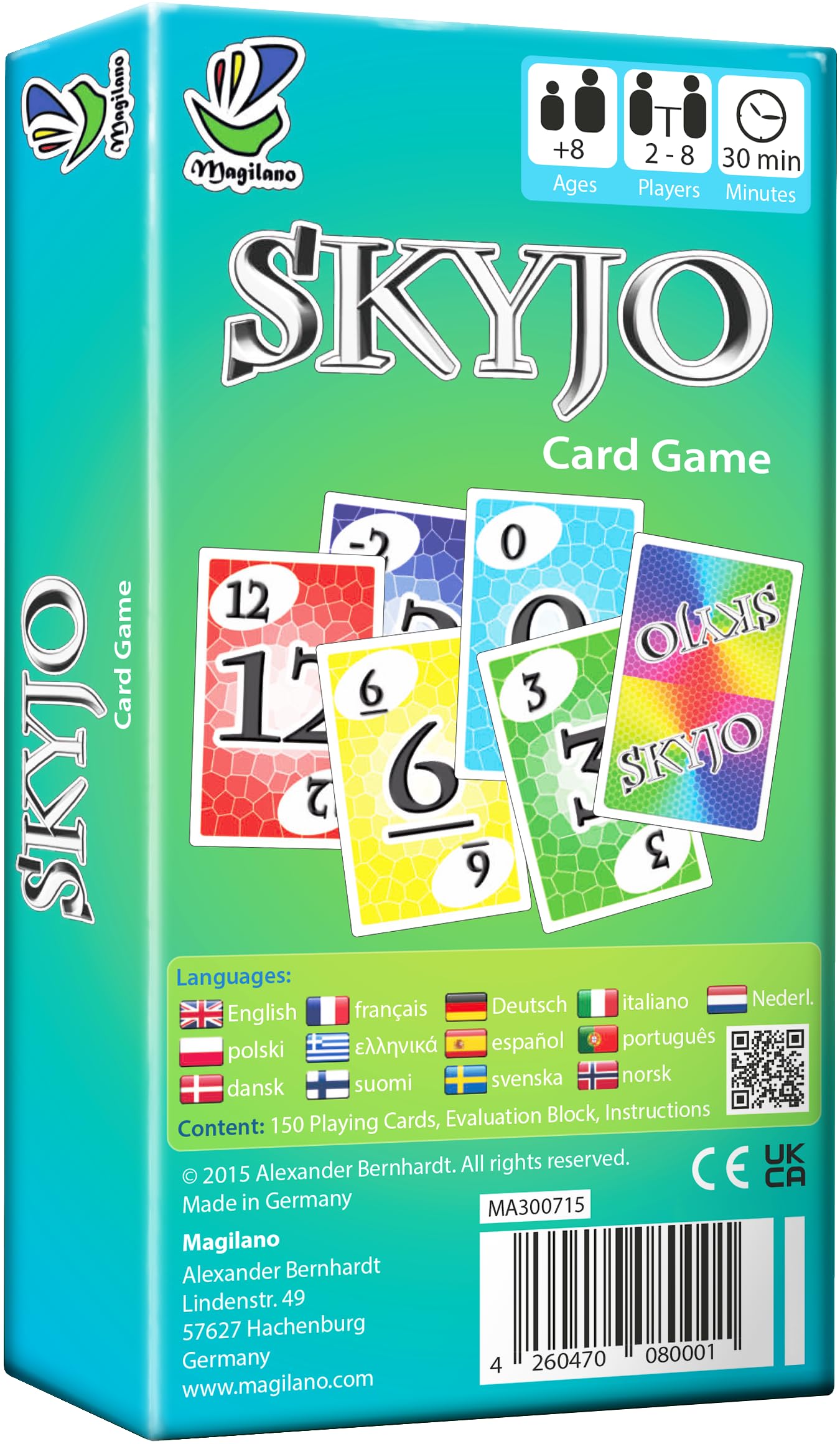 SKYJO, de Magilano - Le Tout Nouveau Jeu de Cartes/de société pour Les Petits et Les Grands pour se divertir et Passer des soirées Amusantes avec des Amis et en Famille – Image 9