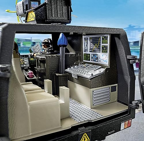 Playmobil 71144 Véhicule d'intervention des Forces spéciales - City Action - avec Deux Personnages et Une Voiture Qui Comprend des Effets sonores et Lumineux - Ville & Métiers - Dès 5 Ans – Image 5