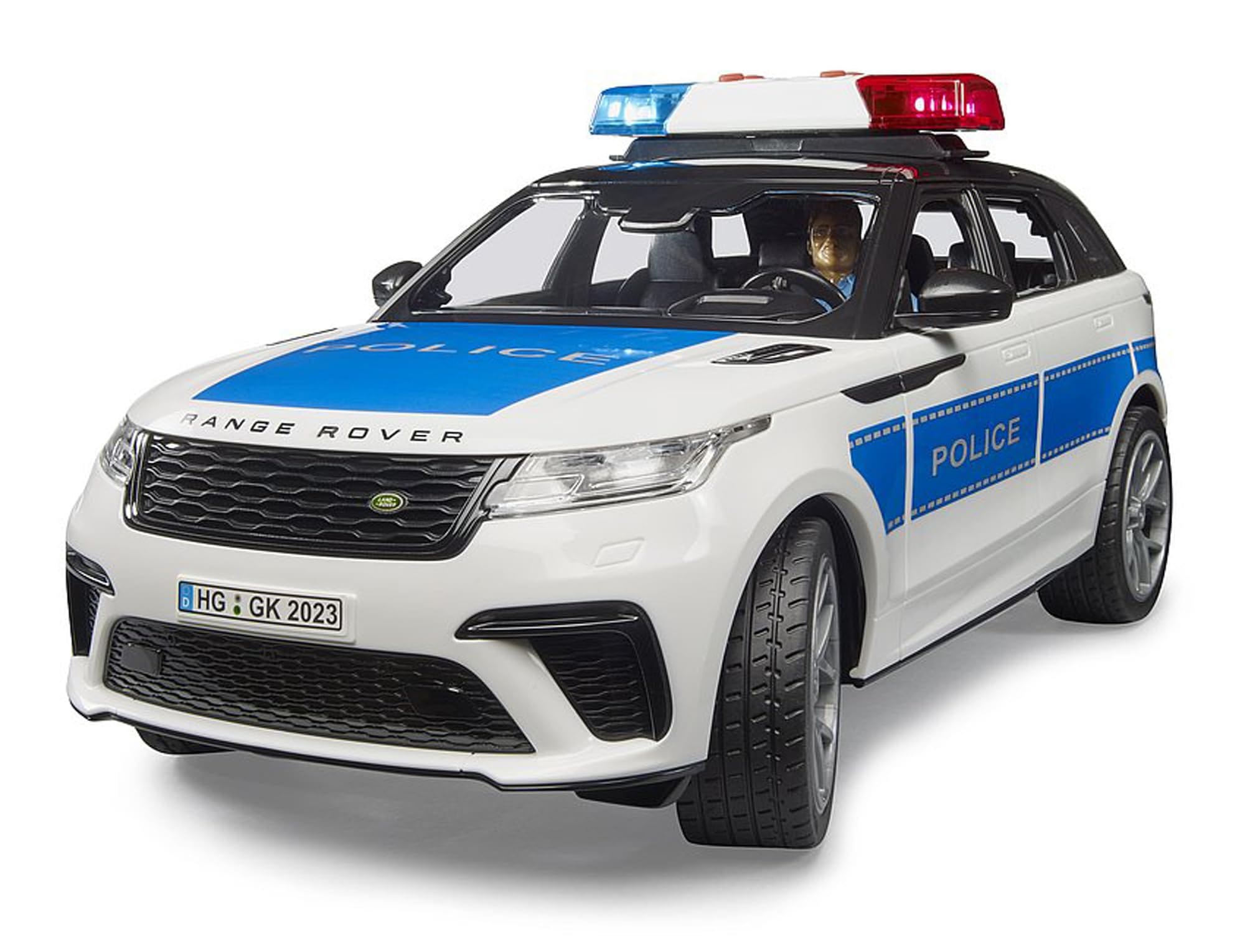 Range Rover Velar Véhicule de police avec policier - 1:16 Véhicules, Voiture d'intervention, Voiture de police, Voiture de patrouille, Véhicules d'intervention bruder 02890 – Image 2