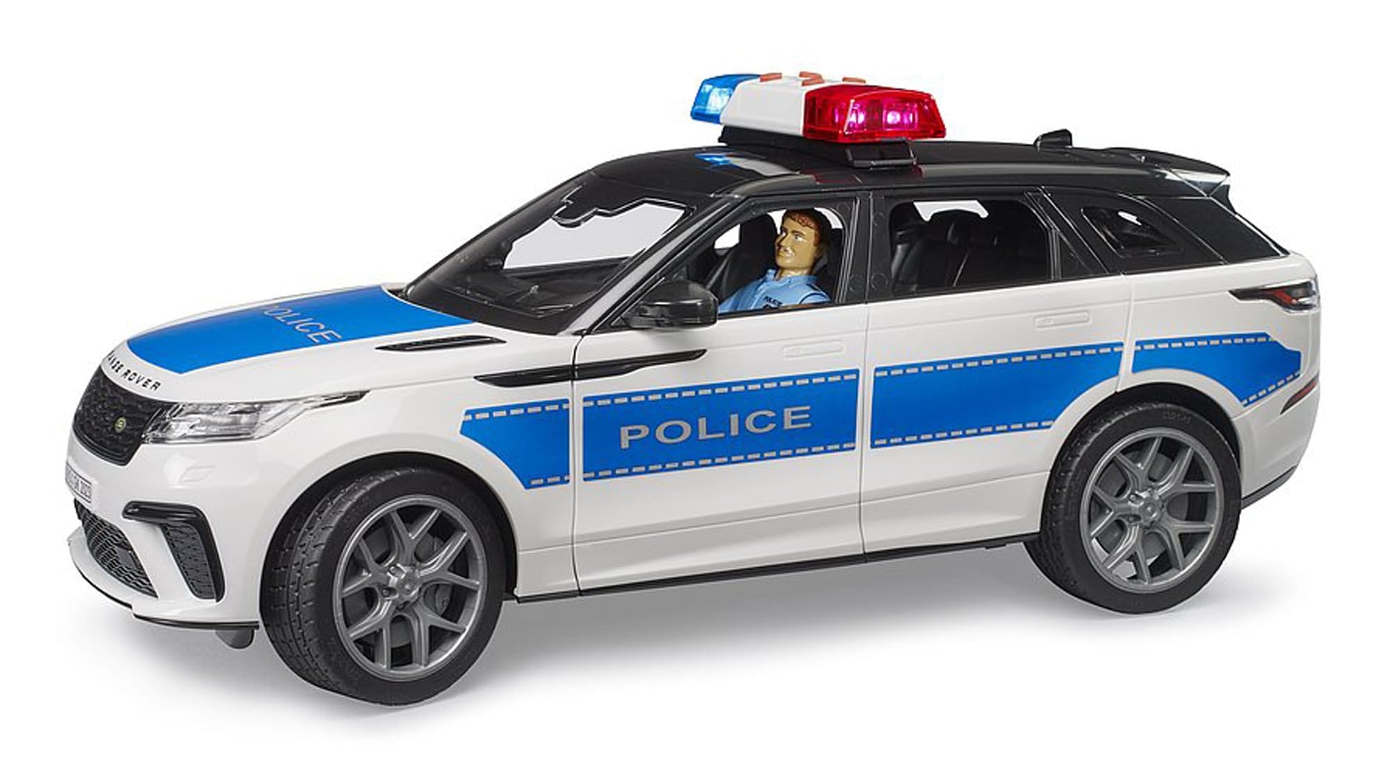 Range Rover Velar Véhicule de police avec policier - 1:16 Véhicules, Voiture d'intervention, Voiture de police, Voiture de patrouille, Véhicules d'intervention bruder 02890 – Image 3