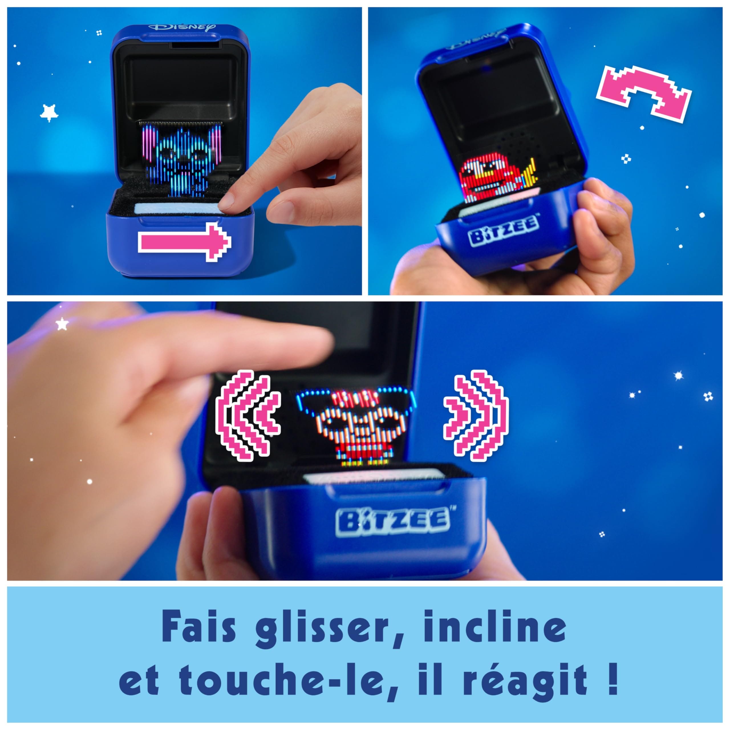 Bitzee Disney - Mon Animal Interactif Bitzee - Animal Digital 3D Que Vous Pouvez Vraiment Toucher - Boîtier Electronique 30 Compagnons Interactifs - Sons Réactions Et Jeux - Jeu pour Enfant 5 et + – Image 9