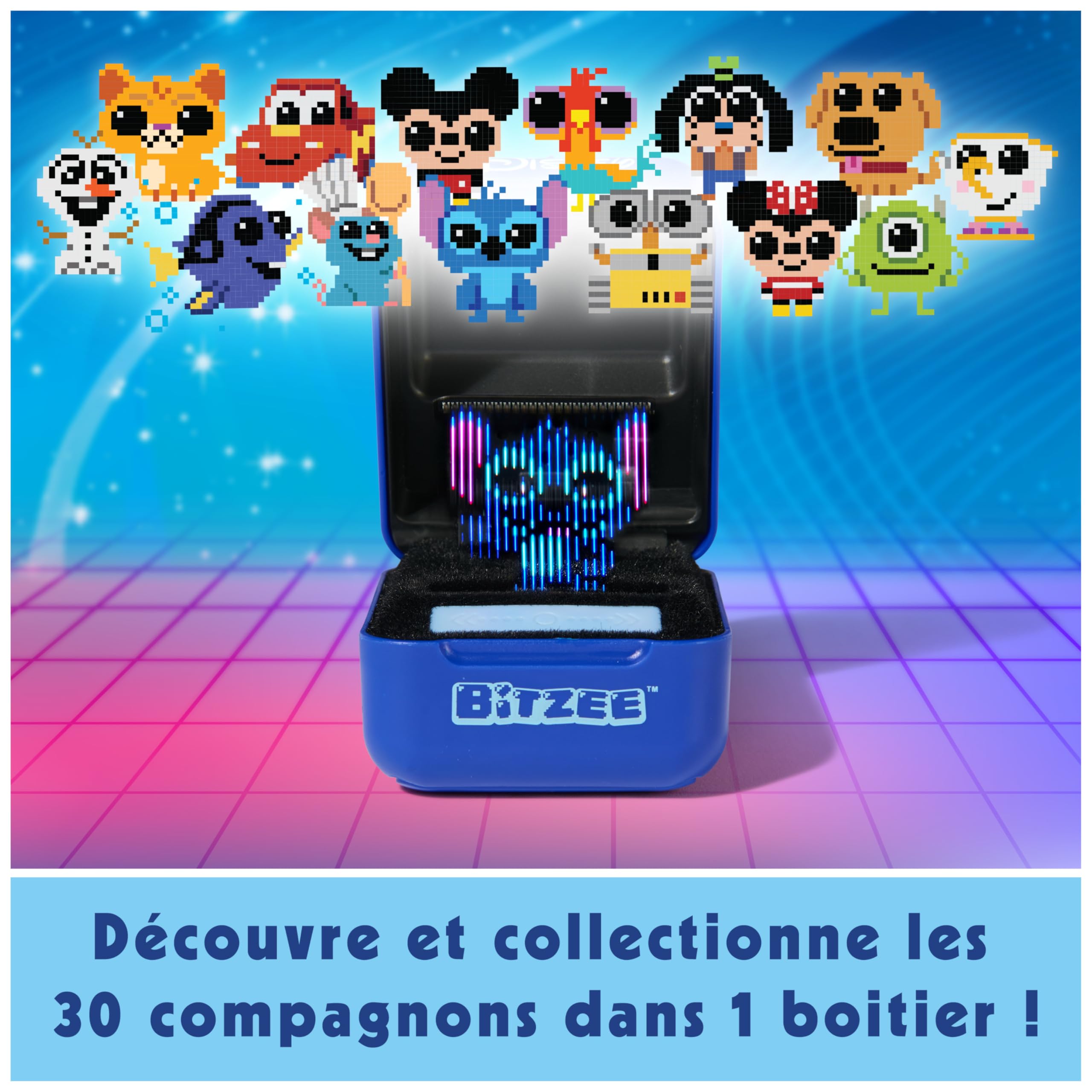 Bitzee Disney - Mon Animal Interactif Bitzee - Animal Digital 3D Que Vous Pouvez Vraiment Toucher - Boîtier Electronique 30 Compagnons Interactifs - Sons Réactions Et Jeux - Jeu pour Enfant 5 et + – Image 5