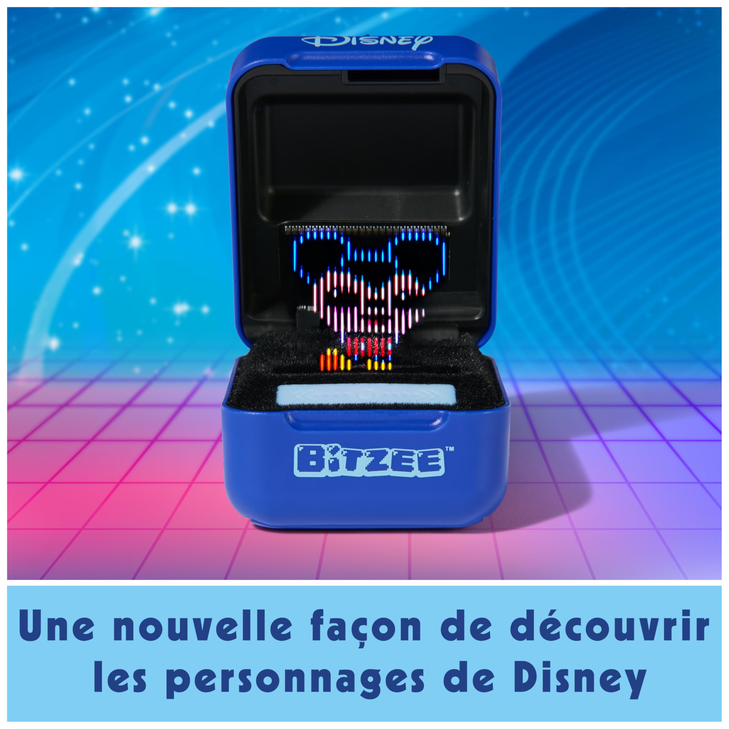 Bitzee Disney - Mon Animal Interactif Bitzee - Animal Digital 3D Que Vous Pouvez Vraiment Toucher - Boîtier Electronique 30 Compagnons Interactifs - Sons Réactions Et Jeux - Jeu pour Enfant 5 et + – Image 3