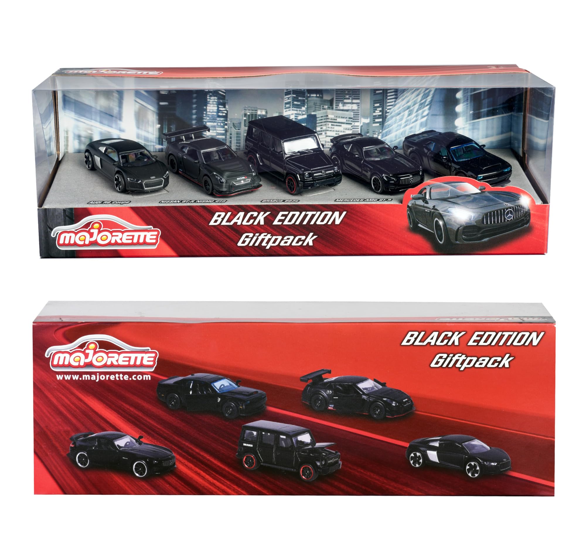 Majorette - Black Edition Giftpack - Voitures Miniatures en Métal - Coffret 5 Véhicules - 212053174 – Image 2