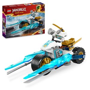 LEGO Ninjago La Moto de Glace de Zane - avec 1 Minifigurine - Set de Jeu Ninja et d’Aventure - Petit Véhicule - Cadeau à Construire pour Les Enfants Garçons et Filles dès 7 Ans 71816