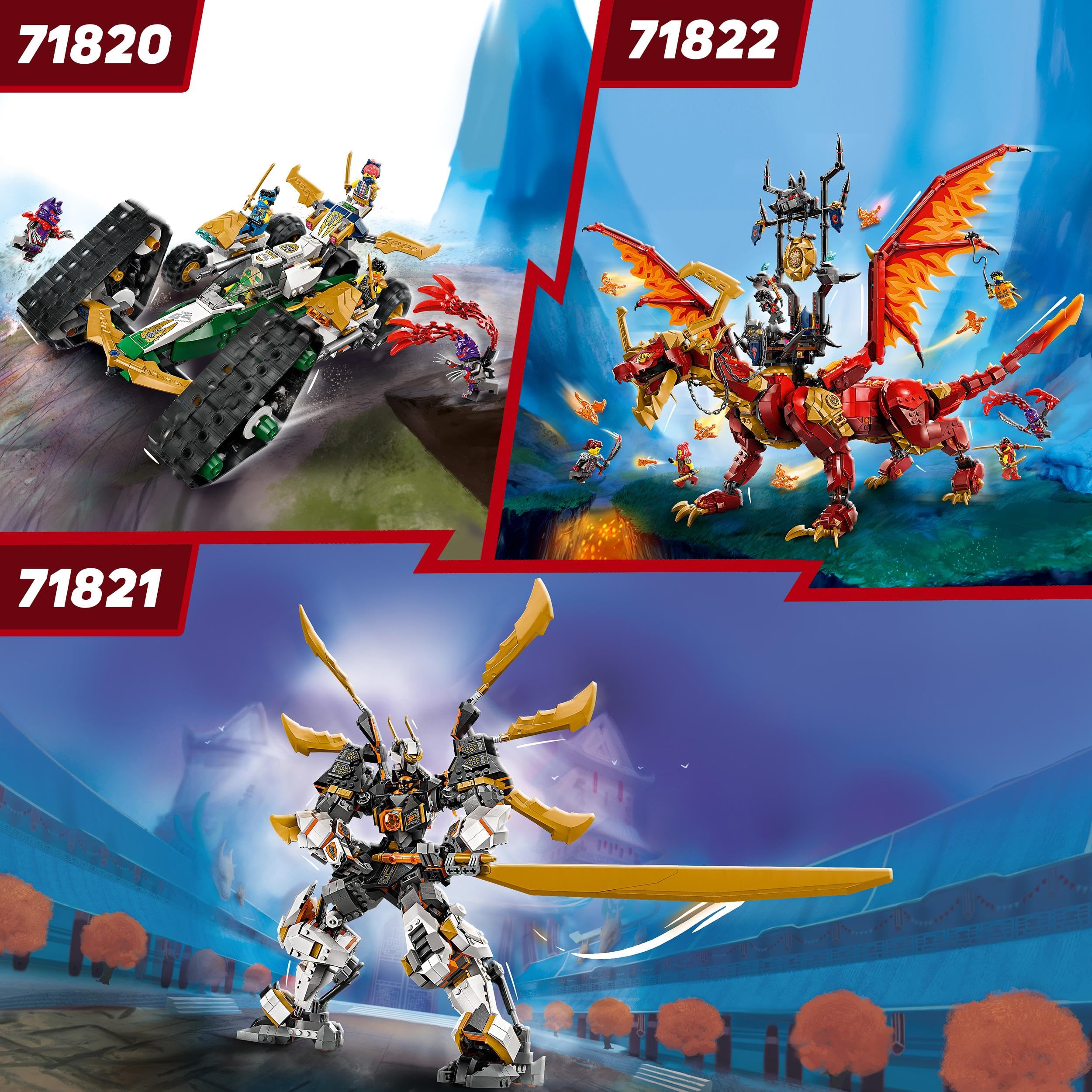 LEGO Ninjago La Moto de Glace de Zane - avec 1 Minifigurine - Set de Jeu Ninja et d’Aventure - Petit Véhicule - Cadeau à Construire pour Les Enfants Garçons et Filles dès 7 Ans 71816 – Image 4