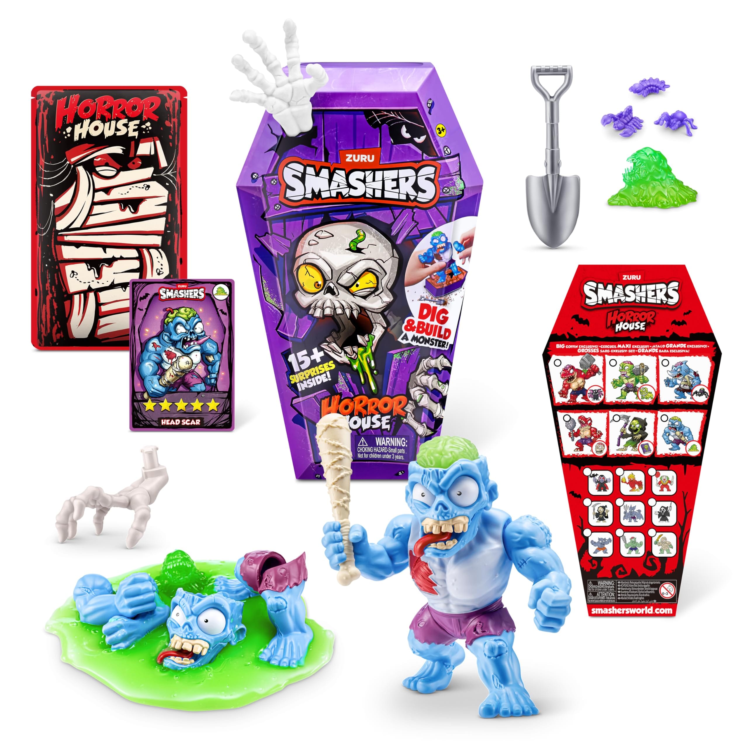 Smashers Horror House de ZURU (30 cm) (Zombie)