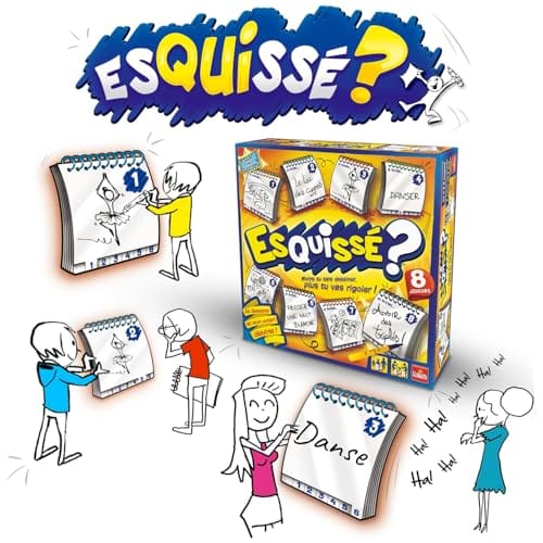 Esquissé - Jeu de Société - Dès 8 Ans - Fais Deviner ton Dessin à ton Voisin A Jouer en Famille ou entre Amis - 4 à 8 joueurs - 20 min – Image 7