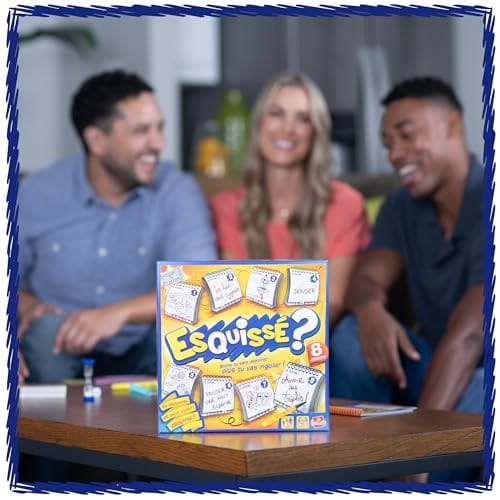 Esquissé - Jeu de Société - Dès 8 Ans - Fais Deviner ton Dessin à ton Voisin A Jouer en Famille ou entre Amis - 4 à 8 joueurs - 20 min – Image 2