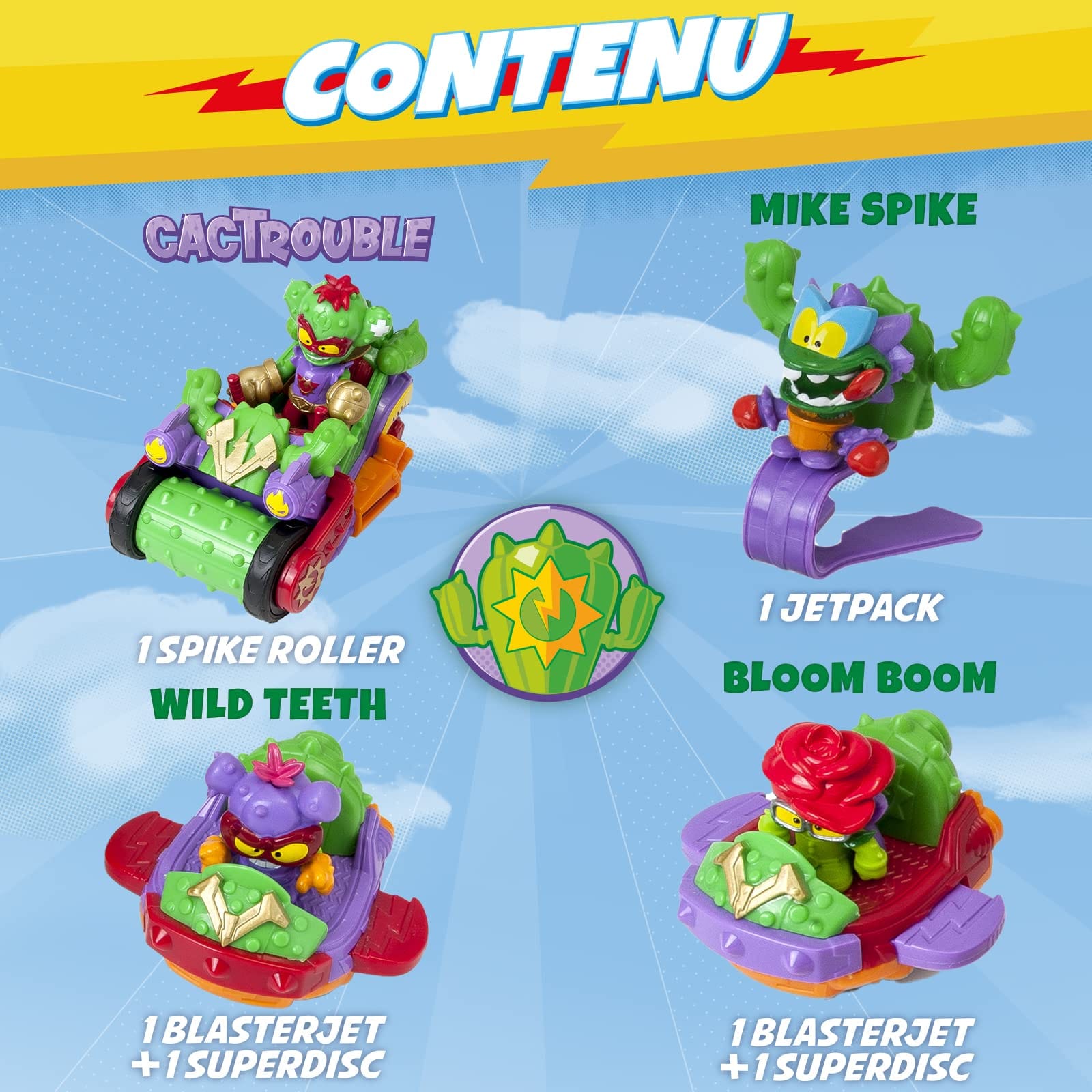 SUPERTHINGS Spike Roller - Grand véhicule avec Deux véhicules attachables, 3 SuperThings et 1 Kazoom Kid exclusifs – Image 7