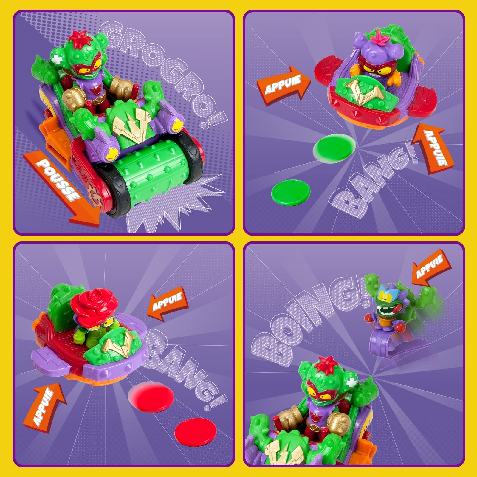 SUPERTHINGS Spike Roller - Grand véhicule avec Deux véhicules attachables, 3 SuperThings et 1 Kazoom Kid exclusifs – Image 3