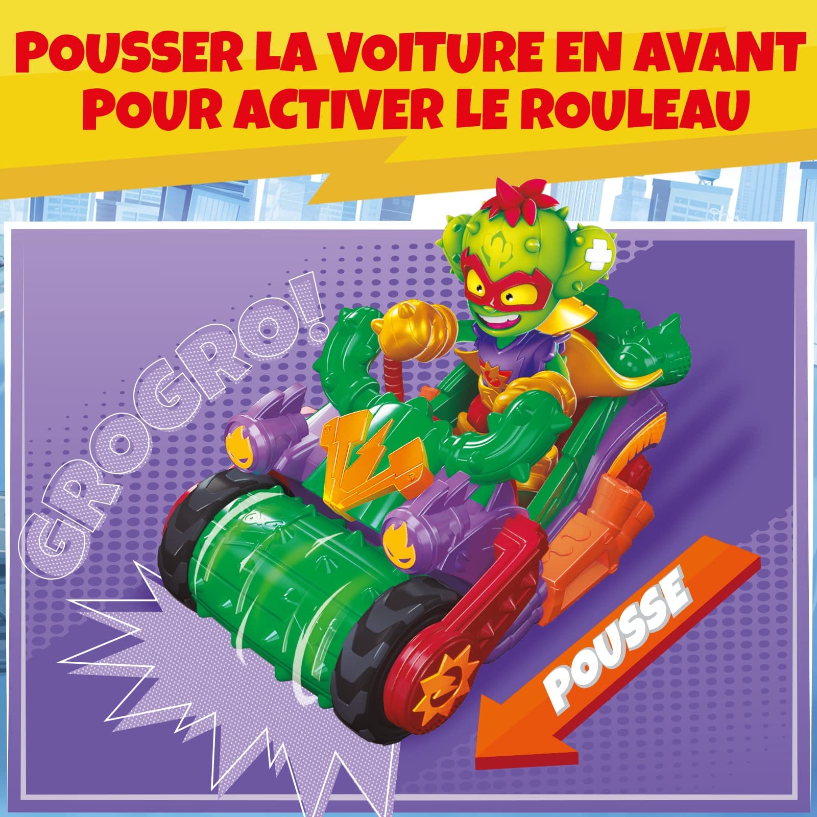 SUPERTHINGS Spike Roller - Grand véhicule avec Deux véhicules attachables, 3 SuperThings et 1 Kazoom Kid exclusifs – Image 6
